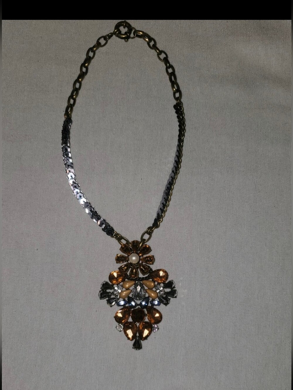 Anthropologie Necklace Jewel Necklace Vintage Anthropologie Jewelry Necklace New - Picture 4 of 12
